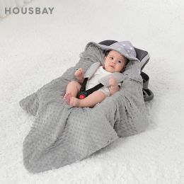 Bags Newborn Baby Blanket Sleepsack On Basket Stroller Car Seats Go Out Portable Windproof Warm Baby Sleeping Bag Grey Stars Print