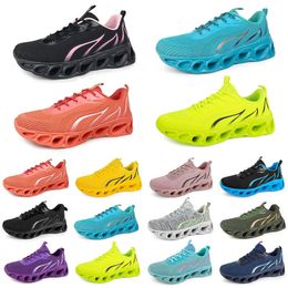 Style13 Men Women Running Shoes Sneaker Triple Black White Red Yellow Purple Green Blue Peach Pink Fuchsia Breathable Outdoor Trainer Sports Sneakers GAI