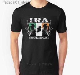 Men's T-Shirts Men tshirt IRA Undefeated Army(Vintage Distressed) Unisex T Shirt tees top fashion t-shirt men cotton brand teeshirt Q240426