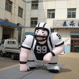 wholesale 16.4ft Customised Popular Advertising Inflatables Bubba Inflatable Football Player Inflatables Rugby Player for Outdoor Sports Event Decoration