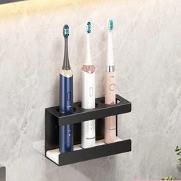 Toothbrush Holders Aluminium wall mounted electric toothbrush holder used for bathrooms showers toothbrush holders and bathroom Organisers 240426