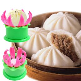 Moulds Kitchen DIY Pastry Pie Dumpling Maker Chinese Baozi Mould Baking And Pastry Tool Steamed Stuffed Bun Making Mould Bun Maker 1pcs