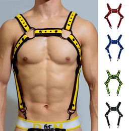 Stage Wear Multi-Colors Chest Strap Sexy Clubwear Nightclub Bar Muscle Man Gogo Dance Clothes Adult Male Pole Costume VDB6887