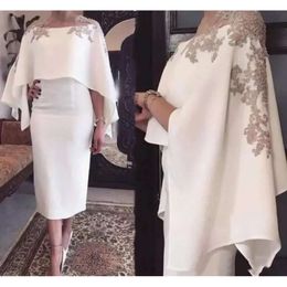 Dantel Uzunluk Kılıf Anne Aplikleri Uzun Vintage Çay Gelin Elbiselerinin Annesi Resmi Vaftiz Anne Akşam Düğün Partisi Konuk Gowns Plus Boyut Özel Yapıldı
