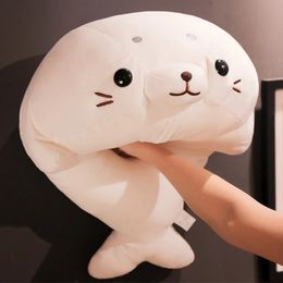 5060cm Cute Soft Animal Sea Lion Doll Baby Sleeping Pillow Cartoon Marine Animals Seal Plush Stuffed Toy Kids Girls Lovely Gift 240420