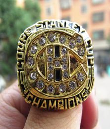 Montreal 1986 Patrick Roy Cup Championship Ring Souvenir Men Fan Brithday Gift Wholesale Drop Shipping3693127