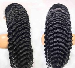 4x4 5x5 Lace Closure Human Hair WigsTransparent Swiss Lacefront Wigs180 Density 13x4 13x6 Deep Wave Hd Lace Frontal Wig7545133