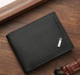 Wallets Men Inserts Foldable Picture Coin Slim Purses Business Money Credit ID Cards Holders Vintage