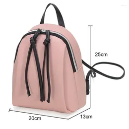 Backpack Style Fashion Women Shoulders Small Letter Purse Mobile Phone Simple Ladies Travel Bag Student School Backpacks