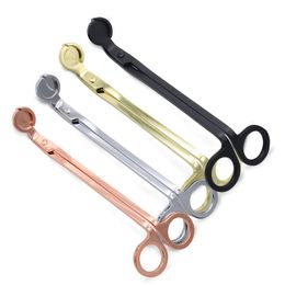 Candle Wick Trimmer Snuffers de aço inoxidável Velas Scissors Cutter Wick Scissors Tool