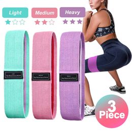 123PCS Elastic Bands Fitness Resistance Bands Yoga Pilates Hip Circle Expander Bands Gym Training Home Workout Equipment 240425