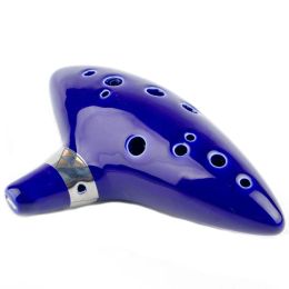 Instrument 12 Hole Kilnfired Ceramic Alto C Legend Classical Musical Instrument Ceramic Ocarina of Zelda Ocarina Flute