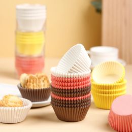 Moulds 100PCS Cupcake Moulds Paper Cupcake Liners Muffin Cupcake Holder Disposable Greaseproof Baking Dessert Cake Cup Mould