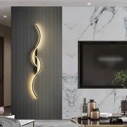 Wall Lamps Modern LED Lamp Minimalist Light Bedroom Bedside Long Strip Sconces Living Room Home Indoor Lighting Fixture