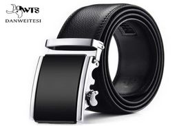 DWTSMen Belt Male Genuine Leather Belt Men Strap Belts For Men Automatic Buckle Black Men039s Belts Cummerbunds cinturon homb4797189