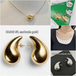 Classic Necklace Bracelet Earring Straps Jewellery Fashion Gold Pearl Full Earrings with Gift Box S888