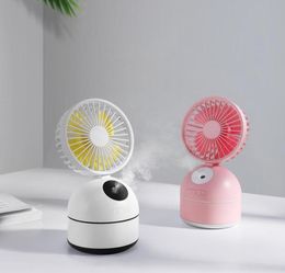 2000mAh Portable Water Spray Mist Fan Electric USB Rechargeable Handheld Mini Fan Gift Electric Personal Fans Party Gift 299444146