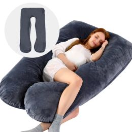 Pillow Soft polar pregnant pillow Gravida U Type lumbar pillow Multi function side protect cushion for pregnancy women direct delivery