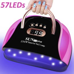 Kits High Power Lampara Uv Led Nail Lamp for Drying Nail Gel Polish Dryer with Motion Sensing Professional Lamp for Manicure Salon