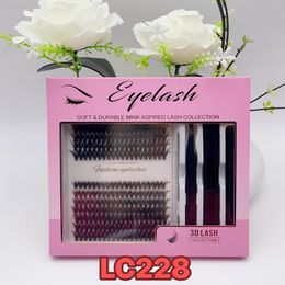 Mix Length Clusters DIY Eyelash Segmented Eyelashes Extension Individual Lashes Soft Durable Natural False Eyelashes