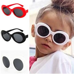 10P Children Sunglasses Hip Hop Eyewear Oval Sun Glasses Kids Anti-UV Spectacles Simplity Eyeglasses Ornamental 240419