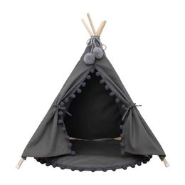 Cat Carriers Crates Houses Teepee Pet Dog with Mats and Blackboard Cute House - Portable Washable Dog Tent Green Theme Dog Travel House 240426