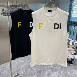 Designer High Quality Men's tank Top T-shirt Summer Pure cotton sleeveless luxury alphabet print men's Tank Top Fashion trend Couple tank Top T-shirt Blazer ewfcv