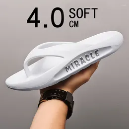 Slippers Men Flip Flops Slipers Luxury Summer Beach Shoes Man Soft Comfortle White Male Footwear Women