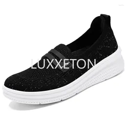 Casual Shoes 2024 Summer Women's Fashion Sports Mesh Breathable Comfortable Flat Cover Foot Walking