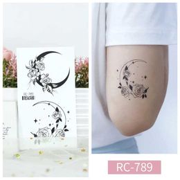 0SVS Tattoo Transfer Flower Tattoo Sticker Blossom Women Body Face Arm Leg Tattoo Sticker Butterfly Children Flase Sticker for Party Temporary Waterp 240426