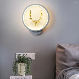 Wall Lamp Modern Nordic Minimalist LED Indoor Lighting Bedroom Living Room Background Decor Restaurant Bar Stairs Sconce Lights