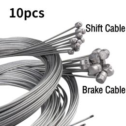 Parts 10PC Bicycle Brakes Line Road Mountain Bike Brake Cable Universal Bicycle Shift Cable Durable Road MTB Brake Shift Wire