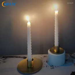 Candle Holders 1PCS Metal Candlestick For Candelabra Art Decor Solid Holder Table Home Wedding