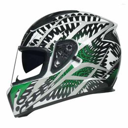 Motorcycle Helmets Resplendent Full Face Biker Helmet Wear-Resistant Motocross Anti-Fall Equipment Breathable Head Protection M-2XL