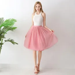 Skirts Women Tulle Skirt Stylish Women's For Summer High-waisted Carnival Costume Bright Colors Lightweight