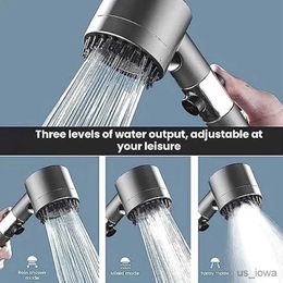 Bathroom Shower Heads 1pc Handheld Shower Head Multi Functional High Pressure Shower Head With 3 Modes Household Shower Body Spray For Bathroom