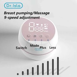 s Dr. isla Electric Pump USB Charging Silent Portable Extractor Automatic Milk Comfort Breast Feeding 240424