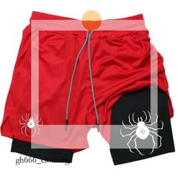 Anime Hunter X Hunter Gym Shorts for Men Breathable Spider Performance Shorts Summer Sports Fitn Workout Jogging Short Pants H4yf# 940