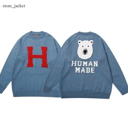 Human Made Hoodie Men's Hoodies Sweatshirts Humanmade Men Women Oversized Heart Human Made Pattern Crewneck Lightweight and Breathable 4405