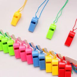 Party Favour 20Pcs Plastic Sports Fans Referee Whistles For Kids Boys Girl Gift Birthday Favours Goodie Bag Toys Pinata Fillers