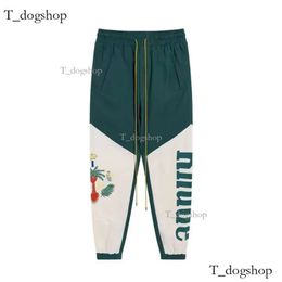 Rhude Cargo Designer Men Women Casual Sweatpants Fitness Pants Mens Track Joggers Trousers Letter Embroidery Hip Hop Sweatpants Men Women Joggers Trousers S-xl 454