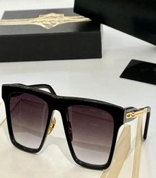Gold Black Grey Shaded Square Sunglasses Men Luxury Sun Shades Glasses UV400 Eyewear8487854