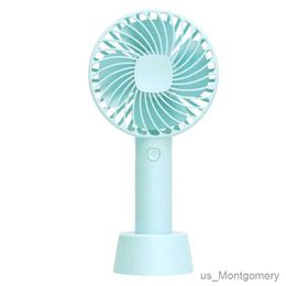 Electric Fans Outdoor standing small portable rechargeable electric fan stand adjustable cooling mini USB desktop handheld fan