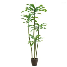 Decorative Flowers Simulated Plant Landing Potted Landscaping Fake Trees Green Plants Indoor Ornaments