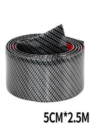 25m Car Stickers Carbon Fibre Rubber Styling Door Sill Protector Goods For Car Accessories8551493