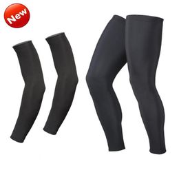 Elbow & Knee Pads Men Women UV Protection MTB Bike Bicycle Cycling Arm Warmers And Sports Running Sun Sleeves Leggings246E