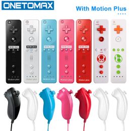 Players Builtin Motion Plus Wireless Remote Gamepad Controller for Nintendo Wii Nunchuck for Nintend Wii Remote Control Joystick Joypad