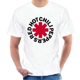 Men's T-Shirts Red Hot Chili High-quty 100%Cotton Ts Peppers Mens Cartoon Cool Funny T Shirts Women Harajuku Short-Slve Breathable Tops T240425