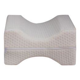 Pillow Orthopaedic Knee Pillow for Sciatica Relief, Back Pain, Leg Pain, Pregnancy, Hip and Joint Pain Memory Foam Wedge Contour