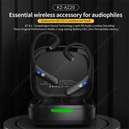 Earphones KZ AZ20 Wireless Upgrade Ear Hook Touch Control Earbuds Snapdragon Sound Technology Bluetoothcompatible 5.3 Aptx HD Audio